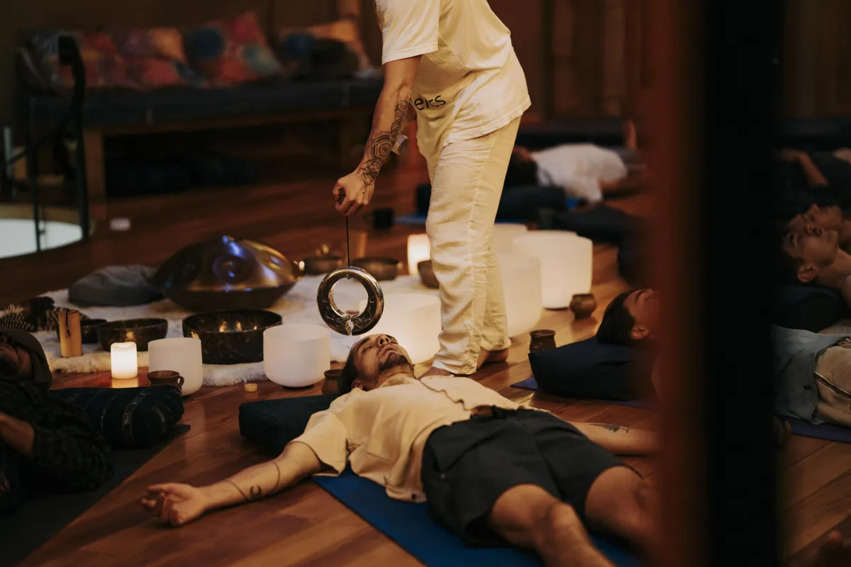 Sound healing ceremony